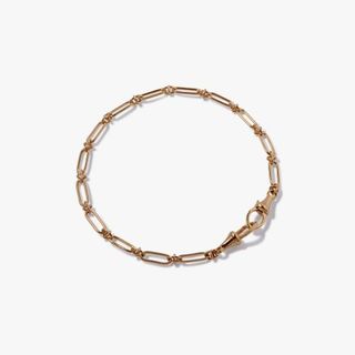 14ct Yellow Gold Knuckle Classic Chain Bracelet