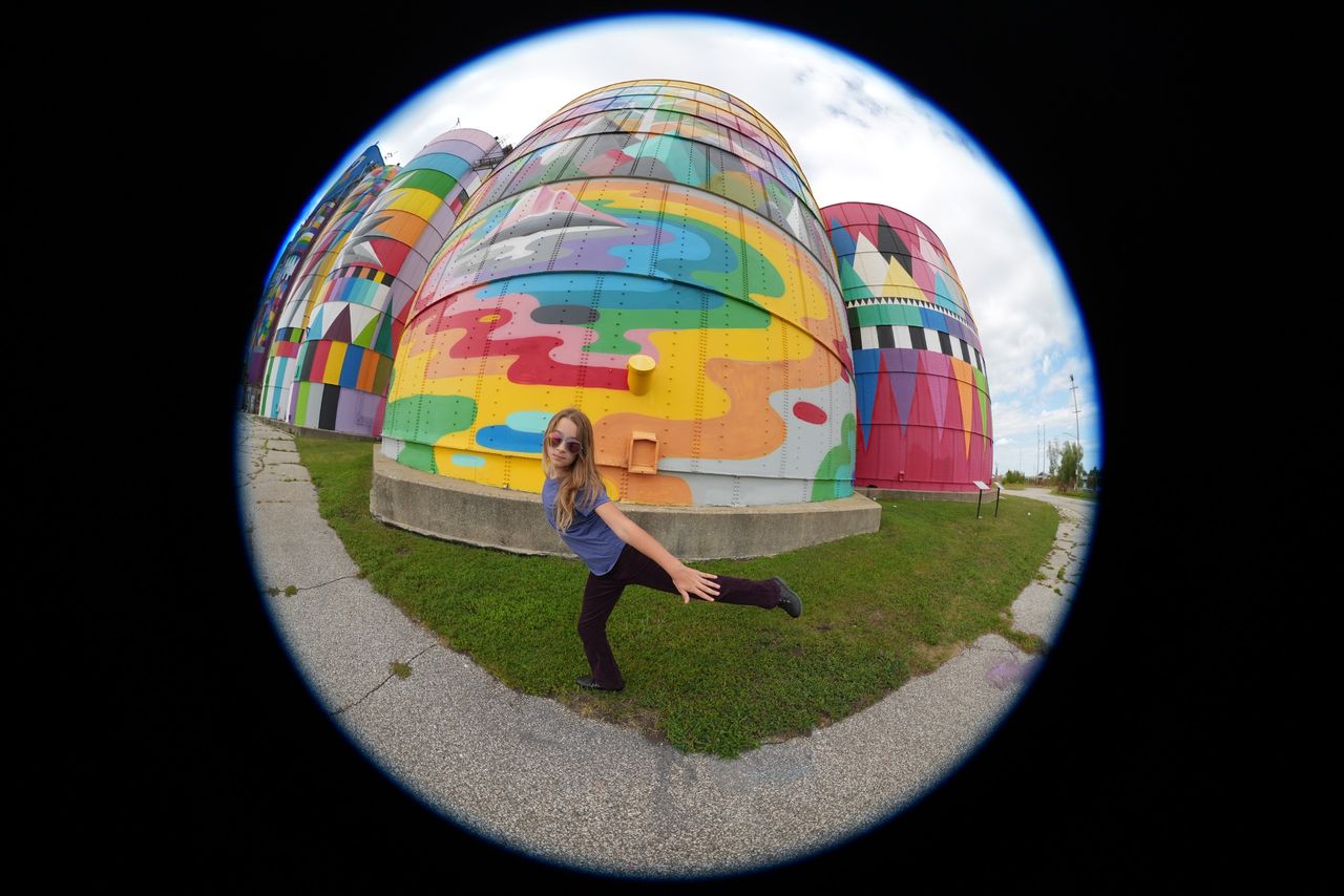 A sample image taken with the Sony FE 8-14mm f/3.5 Fisheye G and the Sony A7 V