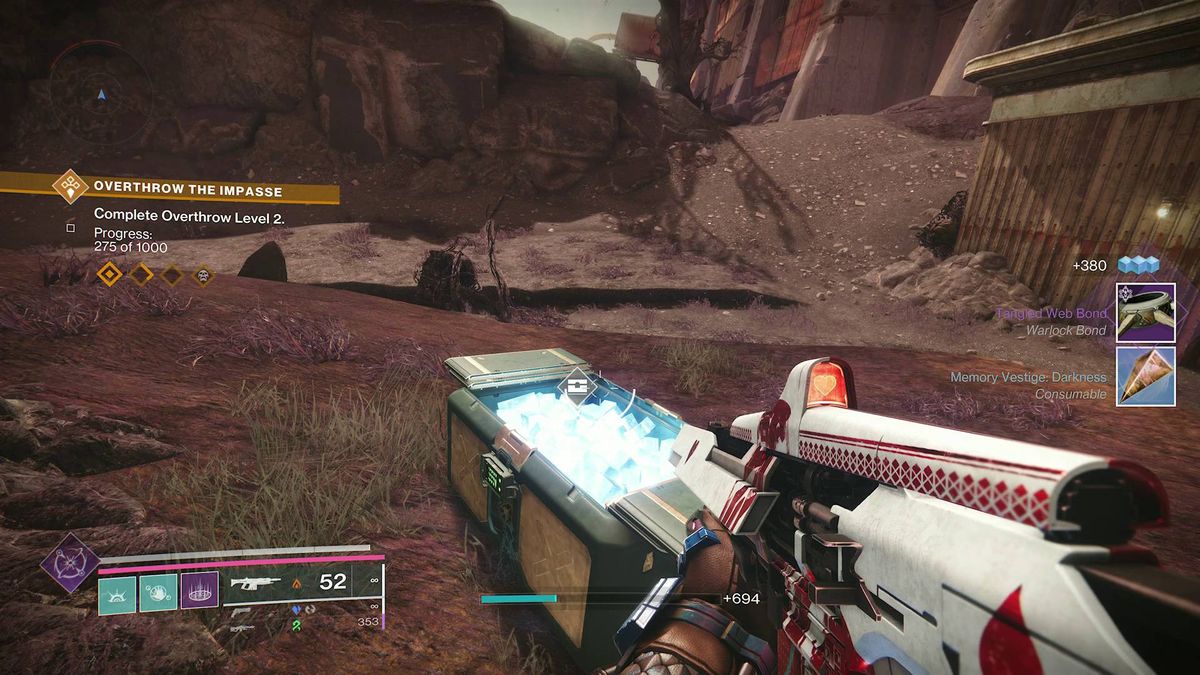 Destiny 2 Memory Vestige Darkness from chest