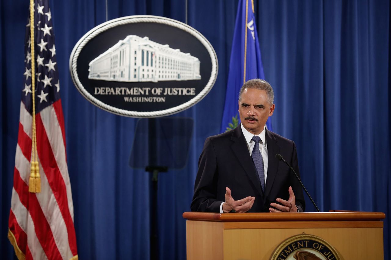 Attorney General Eric Holder.