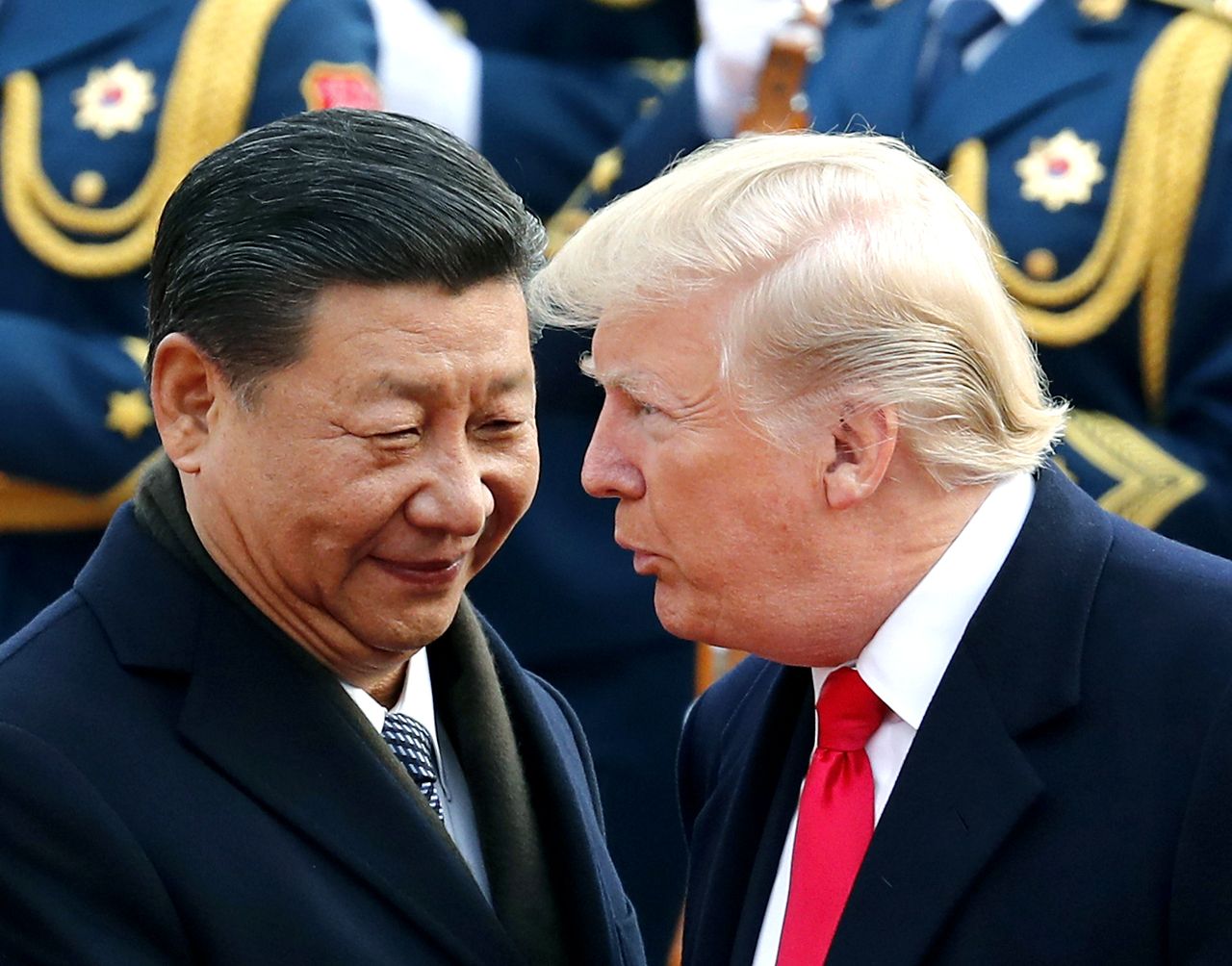 President Trump and Xi Jinping.