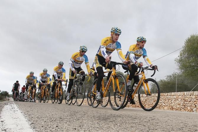 The Telenet-Fidea squad swapped out 'cross tires for road tires as they enjoy a mid-season break on the island of Mallorca