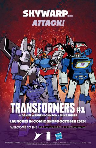 Promo art for Transformers #1.