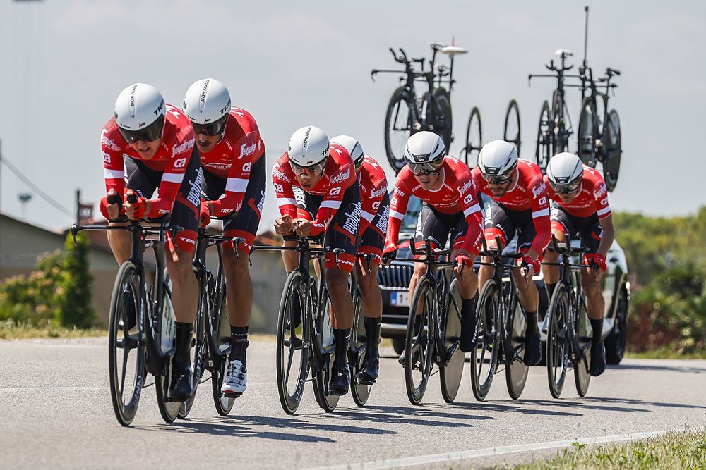 Trek-Segafredo third at opening team time trial at Adriatica Ionica Race