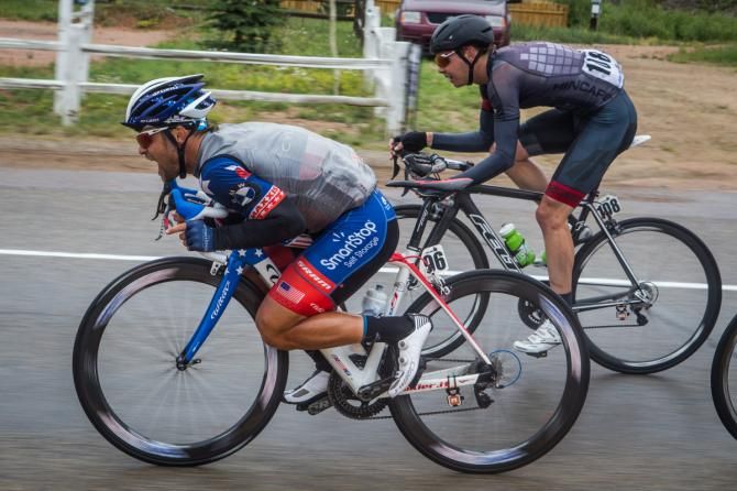 Eric Marcott (SmartStop) tries to get the breakaway going