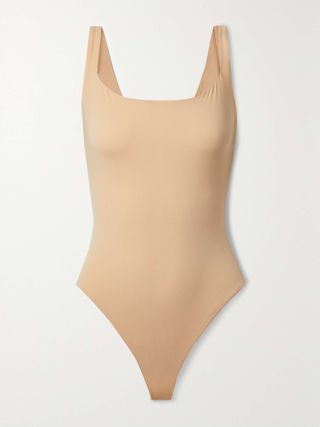 Fits Everybody Square Neck Bodysuit - Clay