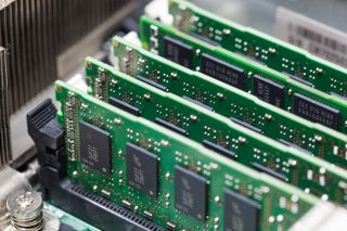 RAM installed in a motherboard. Credit: Shutterstock