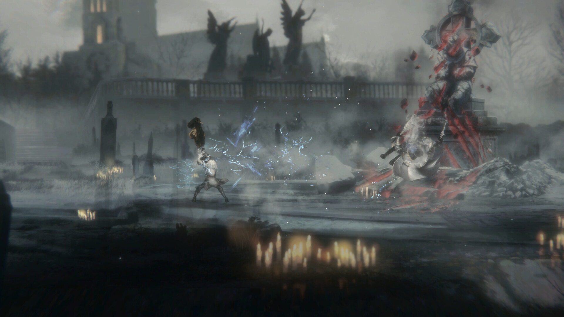 Combat in a platforming game