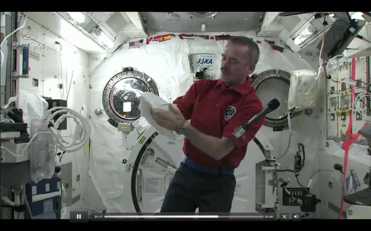 Chris Hadfield Puke