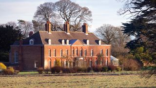 A general view of the front of Anmer Hall on the Sandringham Estate on January 13, 2013