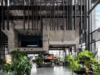 Shangri-La Shougang Park hotel, an industrial building reimagined by Lissoni & Partners