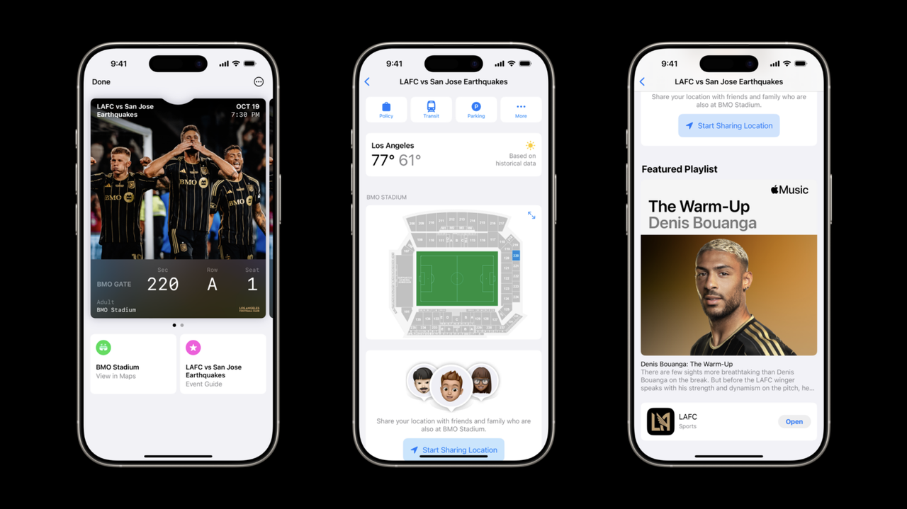 Ticketmaster in the Apple Wallet app