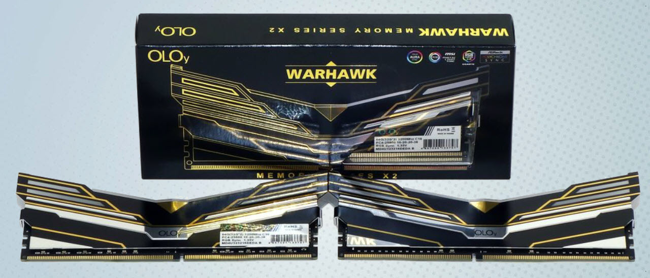 OLOy WarHawk RGB 2x32GB DDR4-3200 Review: Lower-Priced 64GB 