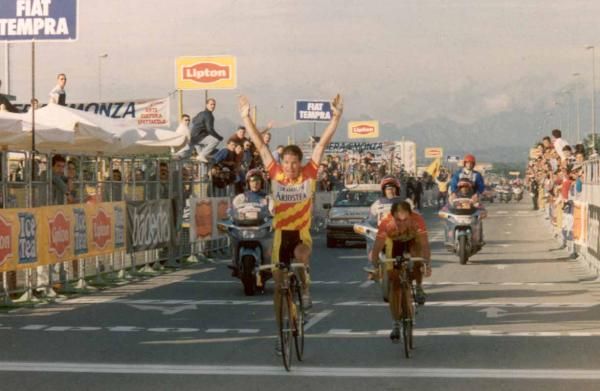Pascal Richard beat Giorgio Furlan to win in 1993