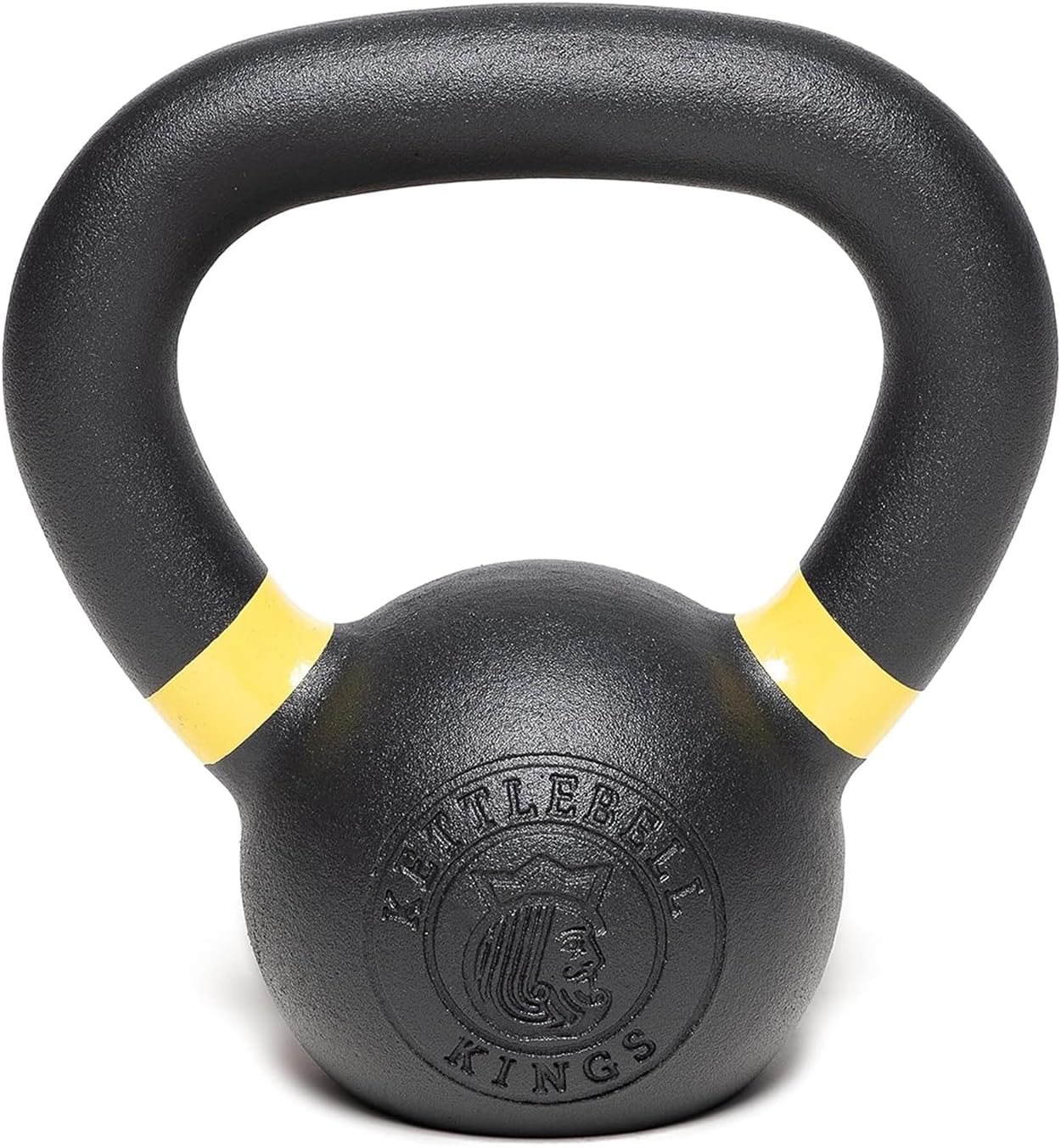 Kettlebell Kings | Powder Coated Kettlebells Weight 10lb | Hand Weights Workout Gym Equipment & Strength Training Sets for Women & Men | Weights Set for Home Gym (5-90lb) (cast Iron)