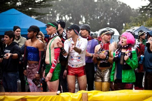 Supporters from San Francisco's Castro district?