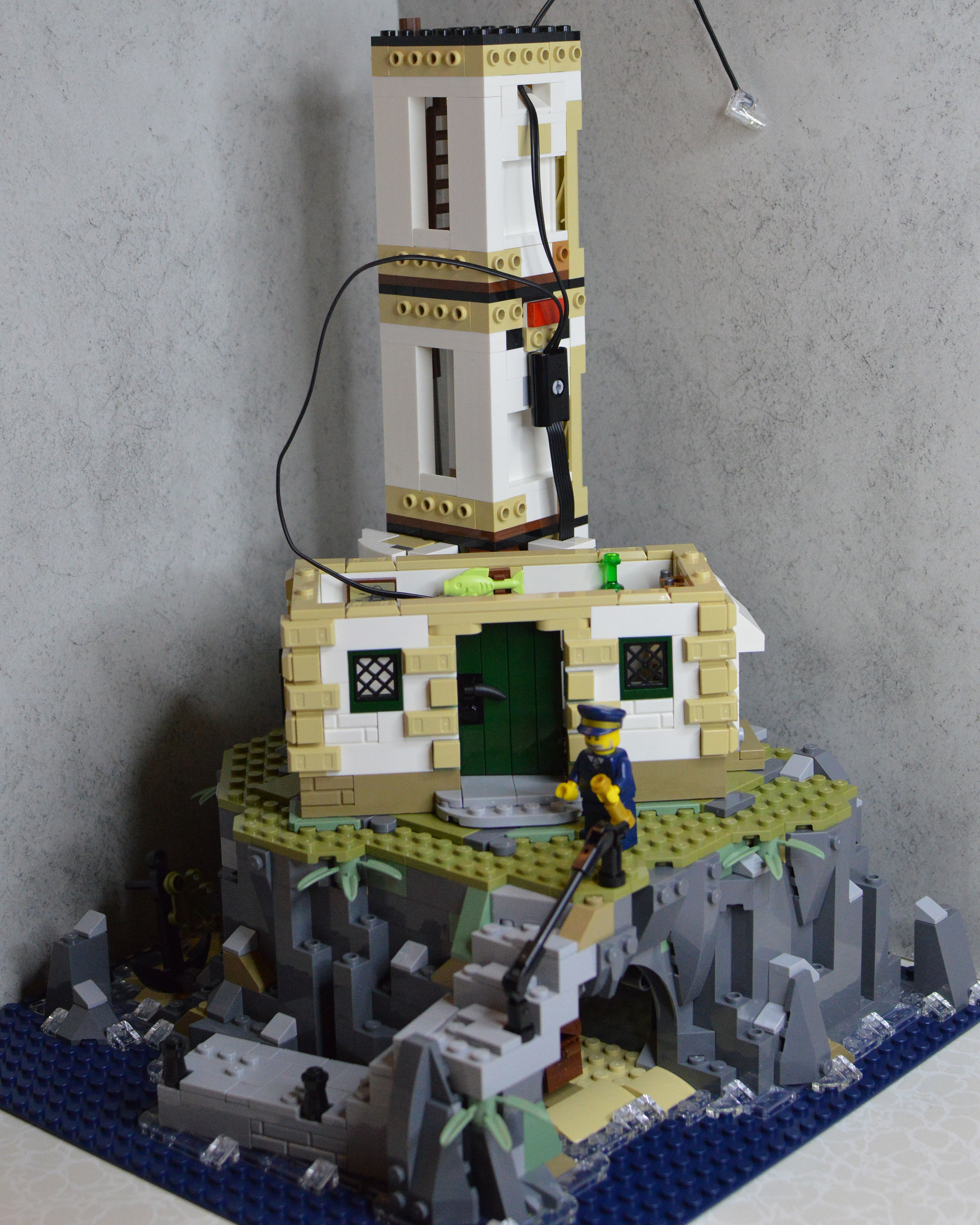 Lego Ideas Motorized Lighthouse