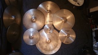 Zildjian cymbal set owned by Buddy Rich