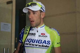Vincenzo Nibali (Liquigas-Cannondale) leads the GC contenders