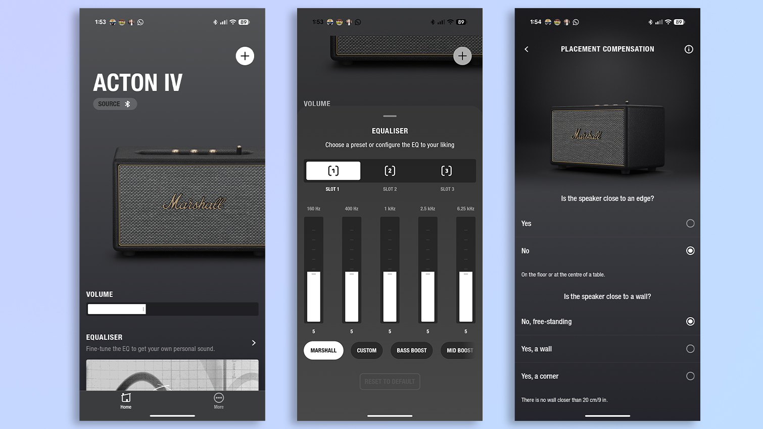 Marshall Bluetooth app