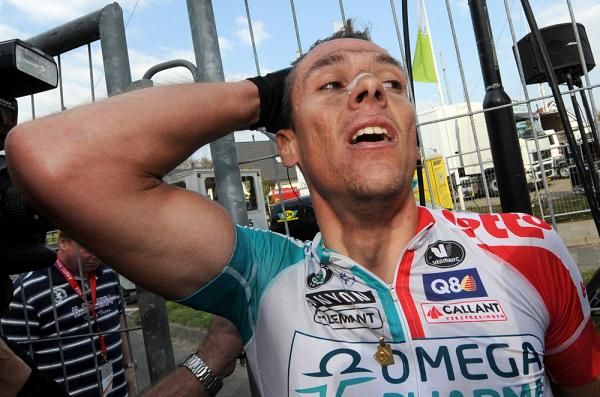Philippe Gilbert after his second Amstel Gold Race win