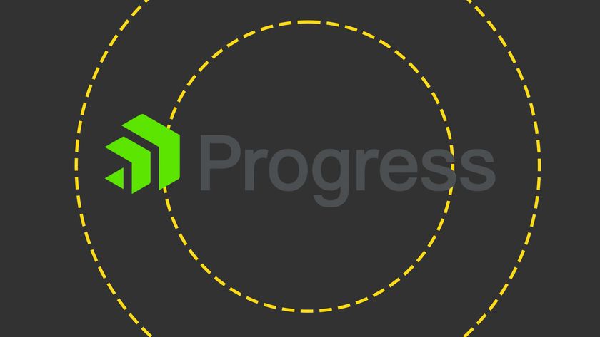 The Progress logo on the ITPro background 