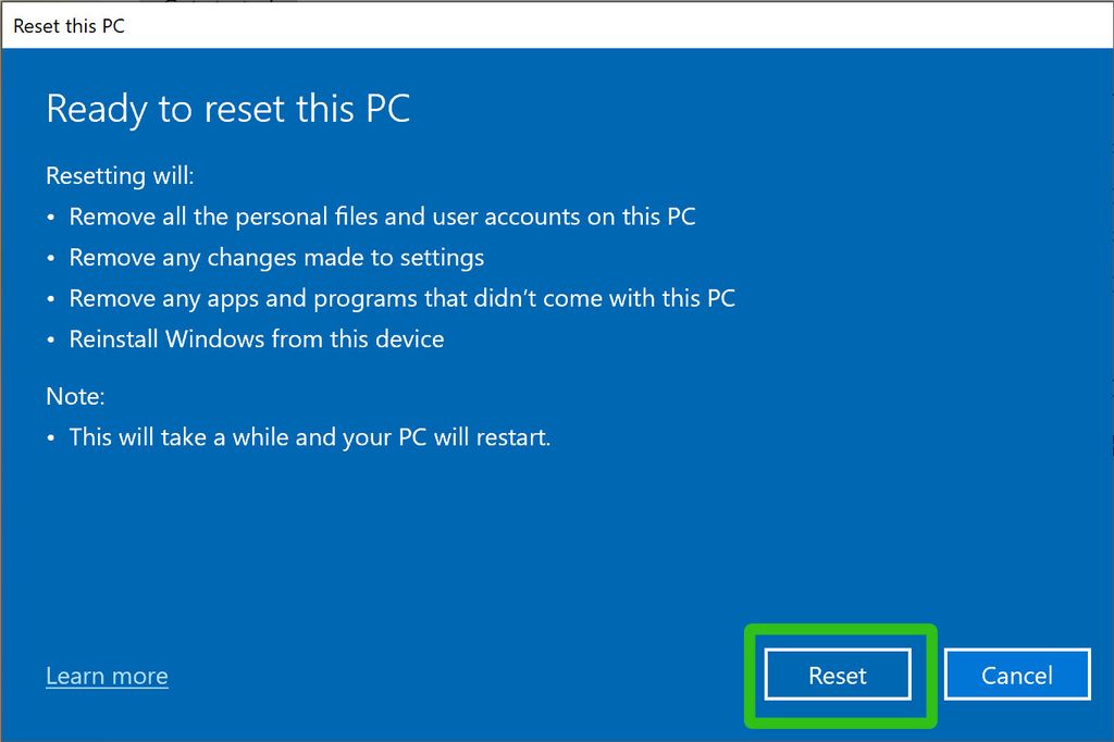 How To Factory Reset A Windows 10 Or 11 PC | Tom's Hardware