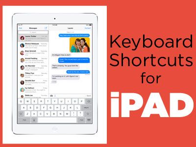 ipad keyboard shortcuts ios 15