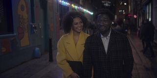Lois Chimimba and Eric Kofi-Abrefa as loved up couple Hannah and Mark Bailey in Netflix drama The One.