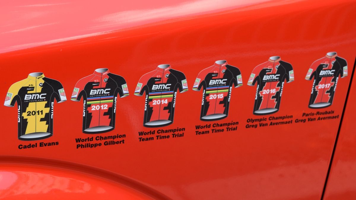 Apparently BMC have worn the same jersey for the past seven seasons