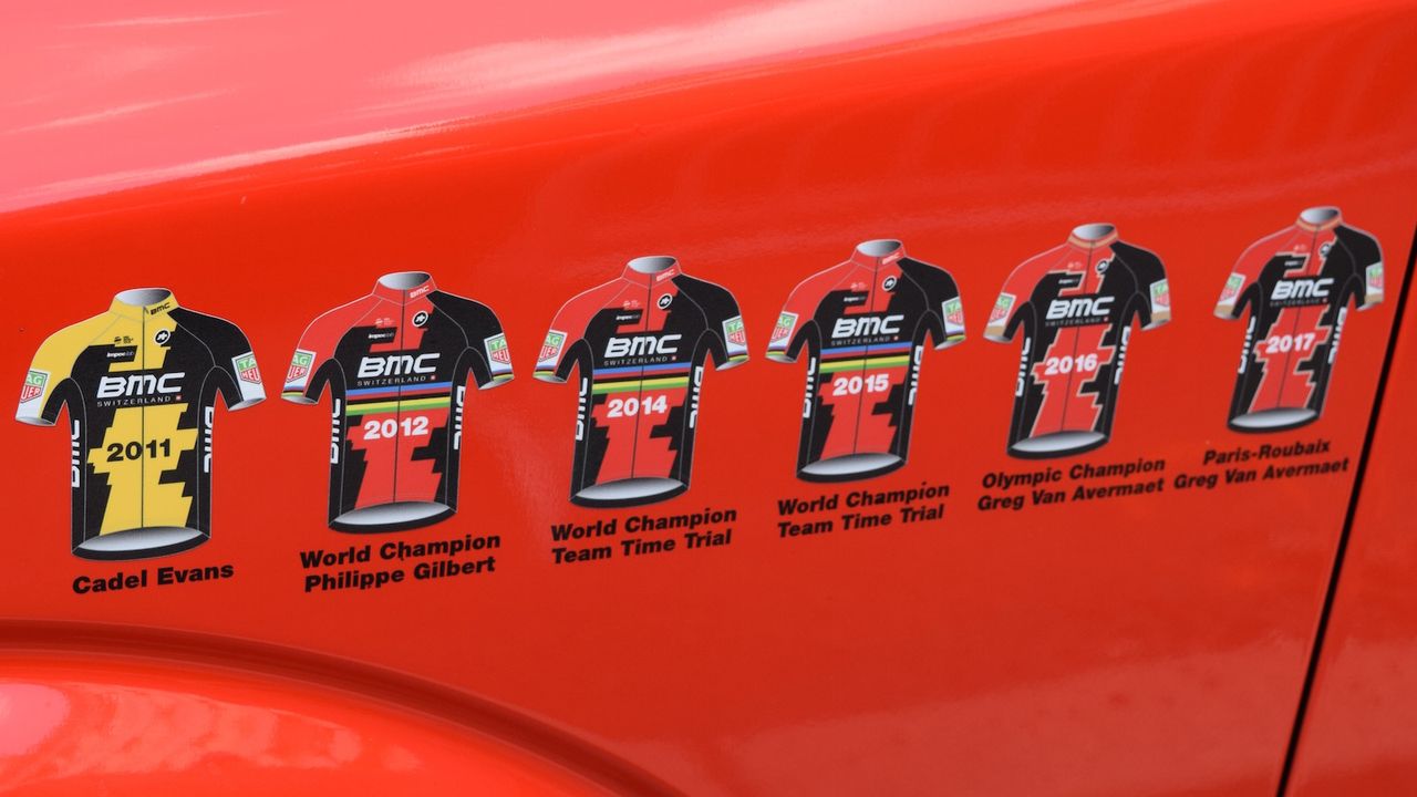 Apparently BMC have worn the same jersey for the past seven seasons