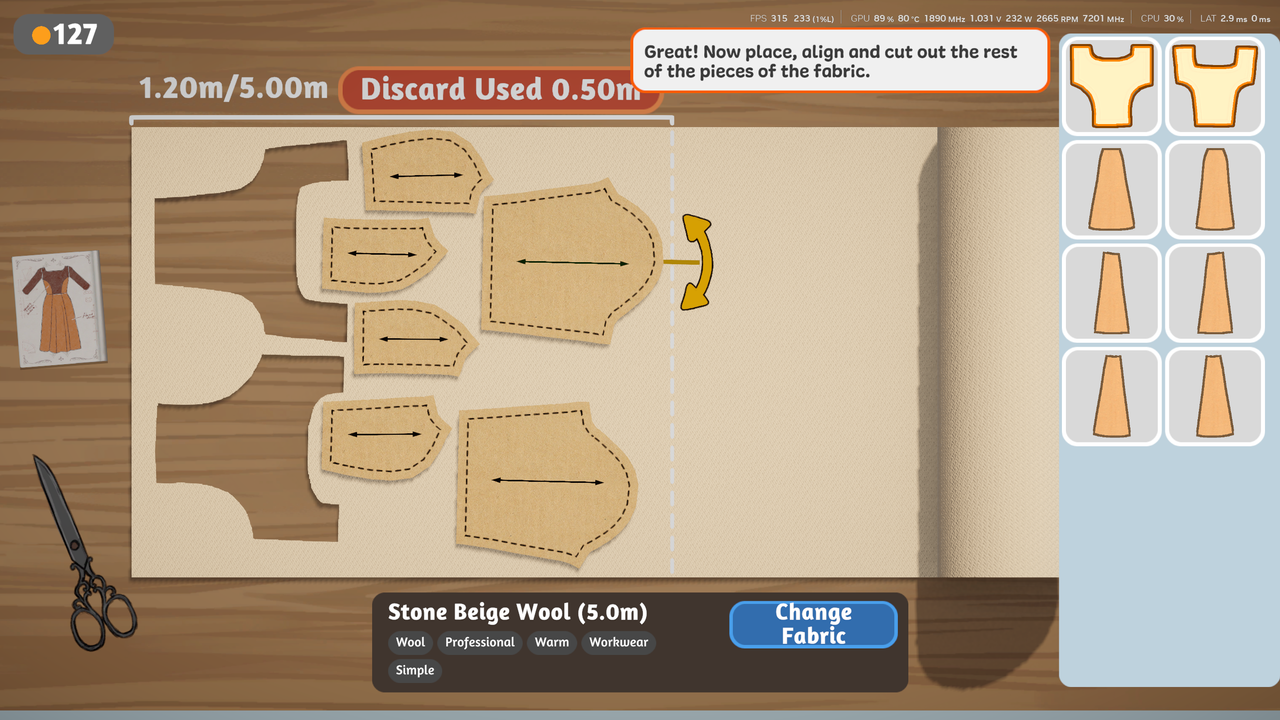 Dressmaker screenshots