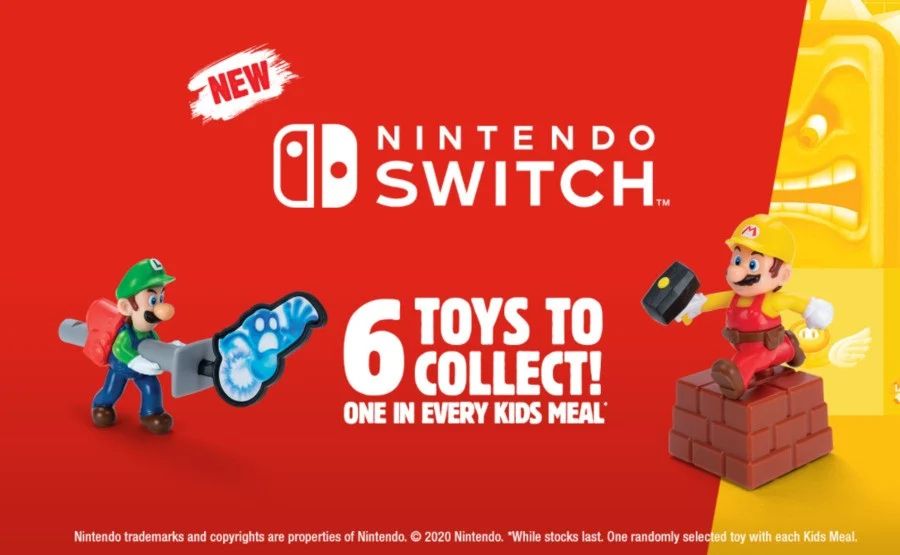 Nintendo toys at Burger King