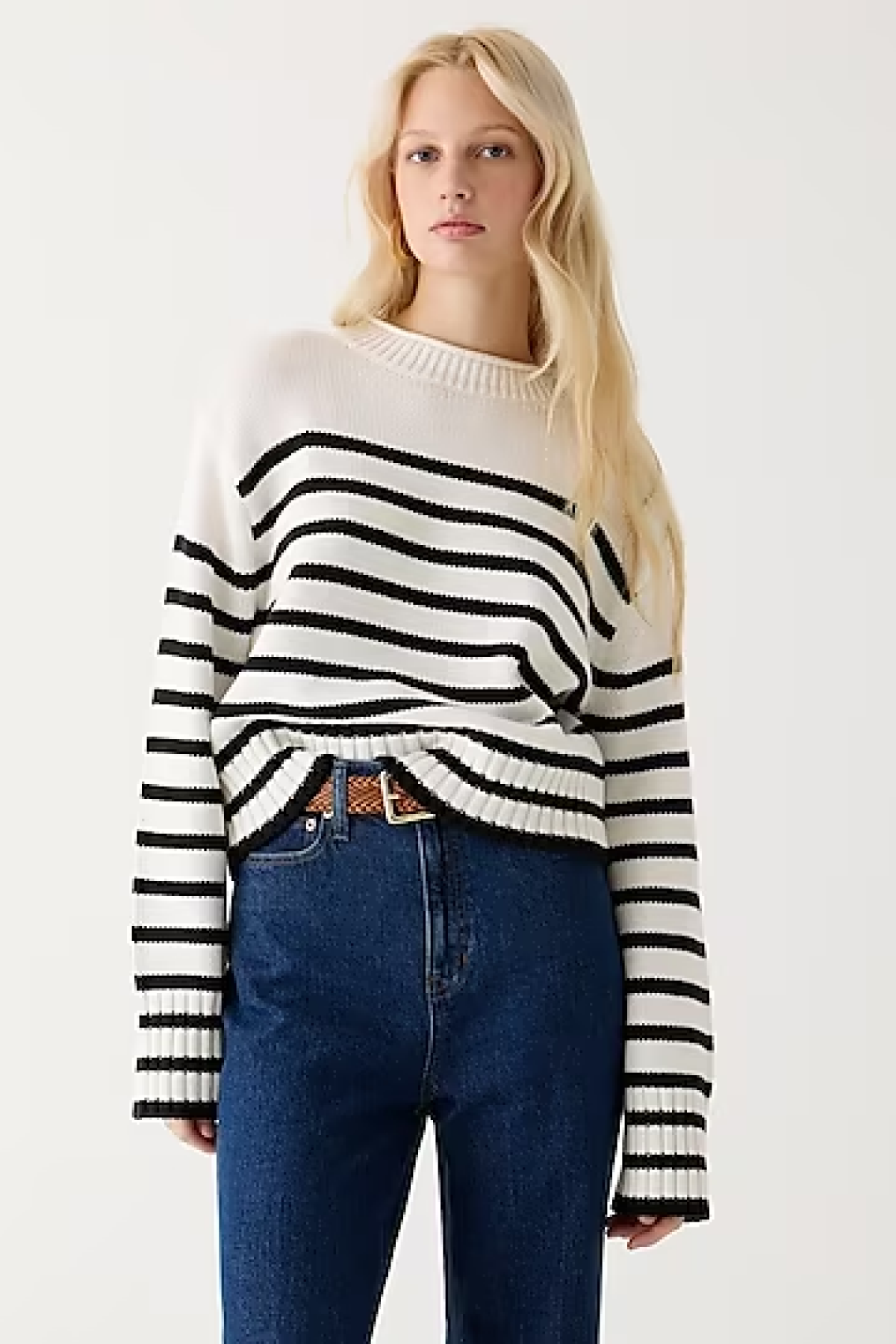 J.Crew Rollneck™ sweater in stripe