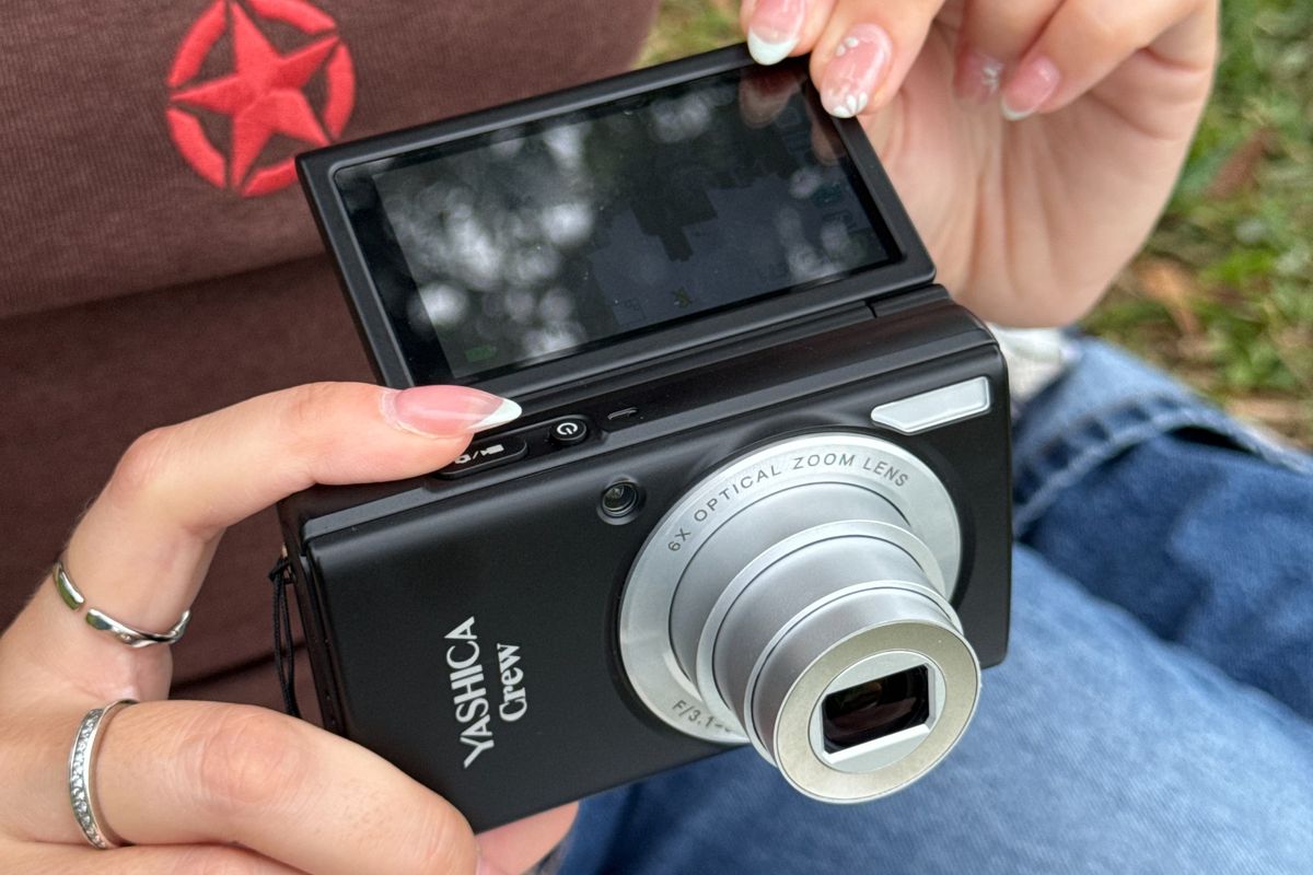The Yashica Crew with its flip screen