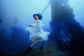 Photos from the record-breaking underwater shoot by Steven Haining