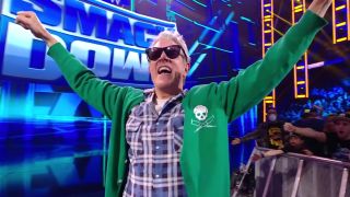 Johnny Knoxville on SmackDown