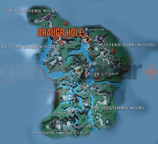 God of War Ragnarok The Hateful Draugr Holes map for vanaheim