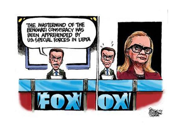 Political cartoon Benghazi