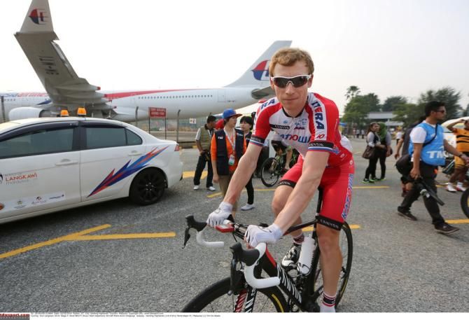 Pavel Brutt (Kausha) before the start of Stage 4