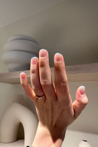 Shannon Lawlor wedding manicure