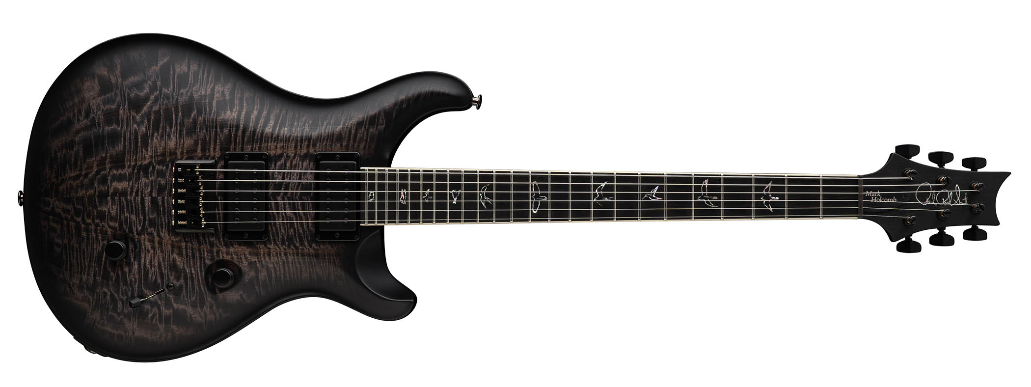 PRS Mark Holcomb: previously only a limited edition run, the Periphery guitarist's Core Series signature model is now part of the PRS Guitars catalogue, as the Maryland high-end brand continues its 40th Anniversary celebrations by keeping the releases coming each month.