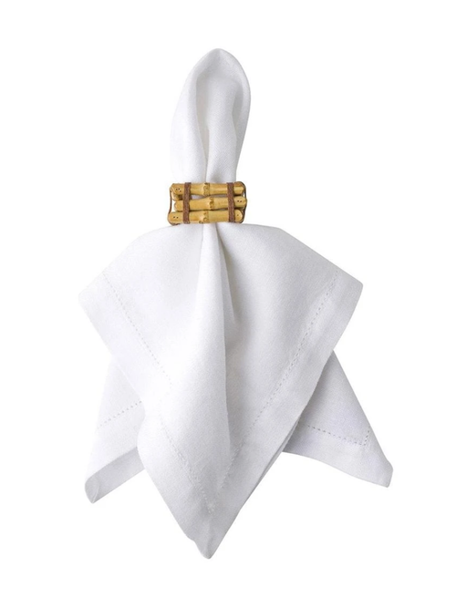 Natural Bamboo Napkin Ring, Set of 2
