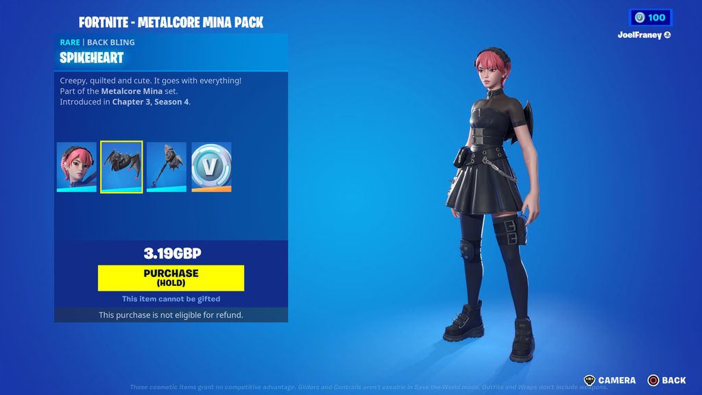 Fortnite Starter Pack Metalcore Mina Pack Is The Best Deal Gamesradar 2975