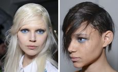 The beautiful punks at Giles were 'gorgeous, but still street' thanks to make-up artist Lucia Pieroni.