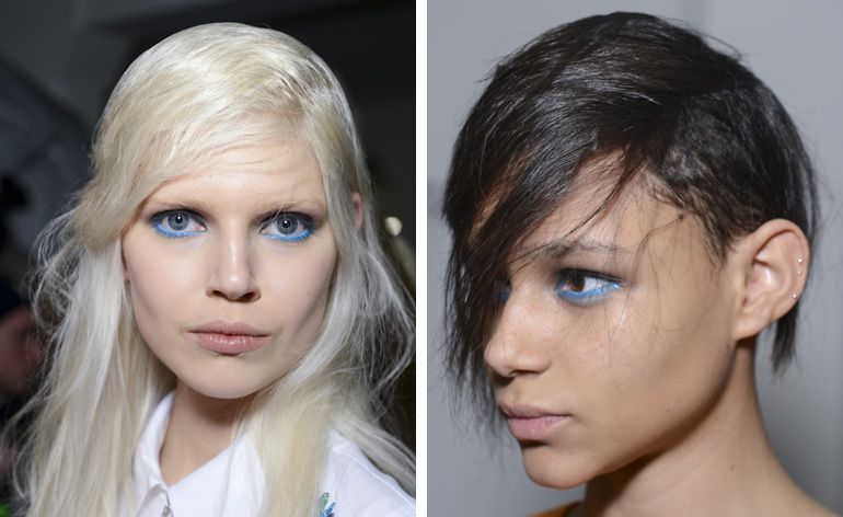 The beautiful punks at Giles were &#039;gorgeous, but still street&#039; thanks to make-up artist Lucia Pieroni.