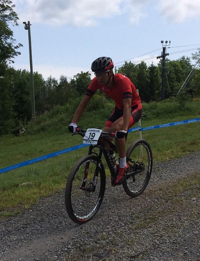 A Specialized rider in training