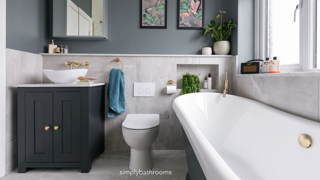 small bathroom design hack