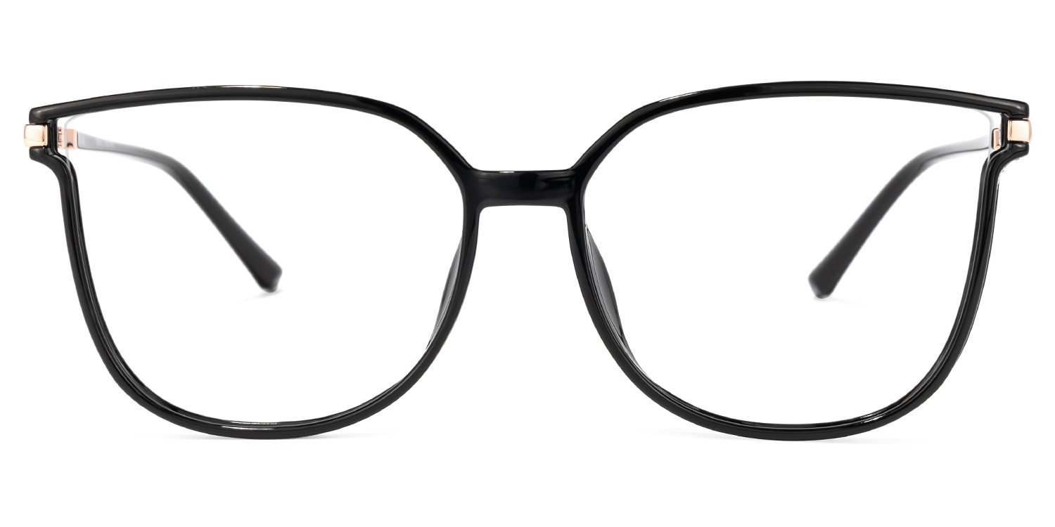 Rodz Square Black Frame Glasses With Prescription Lens