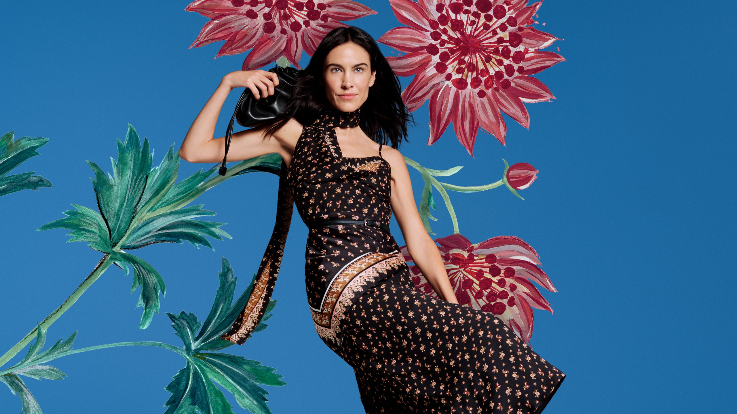 Alexa Chung in Old Navy x Altuzarra collaboration.
